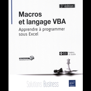 Macros et langage VBA - Apprendre à programmer sous Excel