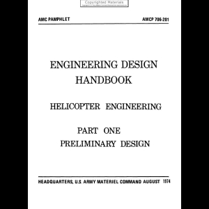 Engineering Design Handbook - Helicopter Engineering - Part One - Preliminary Design