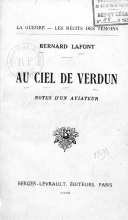 Au ciel de Verdun - Notes d'un aviateur