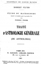 Étude du macrocosme - Traité d'astrologie générale - Tome 1 