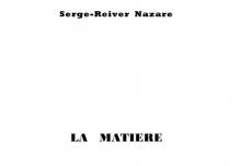 La matière