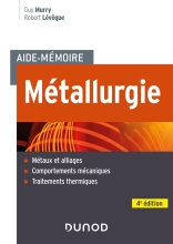 Aide-mémoire - Métallurgie