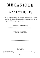 Mecanique analytique 2