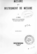 Mesure et instruments de mesure