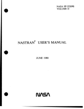 Nastran User’s Manual