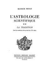 L'Astrologie Scientifique - La Tradition