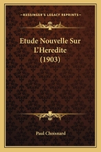 Etude Nouvelle Sur L'Heredité