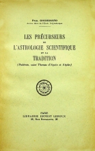 Les Précurseurs de l'astrologie scientifique et la tradition (Ptolémée, saint Thomas d'Aquin et Képler) 