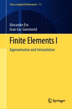 Finite Elements I - Approximation and Interpolation