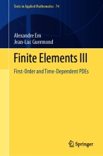 Finite Elements III - First-Order and Time-Dependent PDEs
